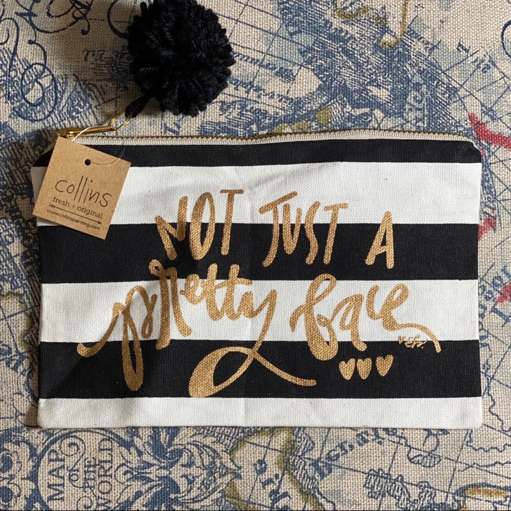 Collins NEW Make-Up Bag “Not Just a Pretty Face”
